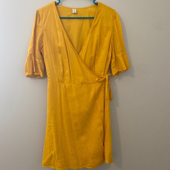 Mustard yellow swing dress - Picture 4 of 4
